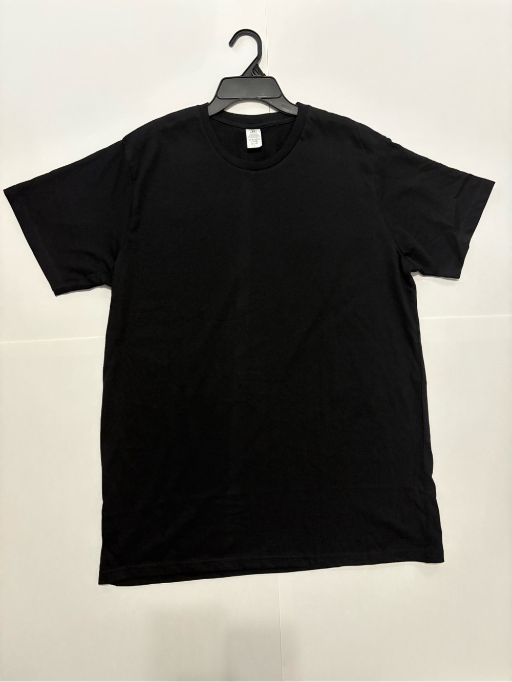 X-Large - Tshirt Center Men's Black Short Sleeve Crewneck Tee